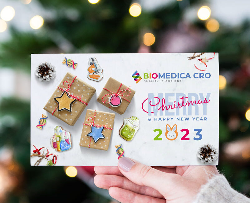 Season’s Greetings from the BIOMEDICA CRO team - your trusted human biospecimens provider. Conduct you trials with BIOMEDICA CRO!