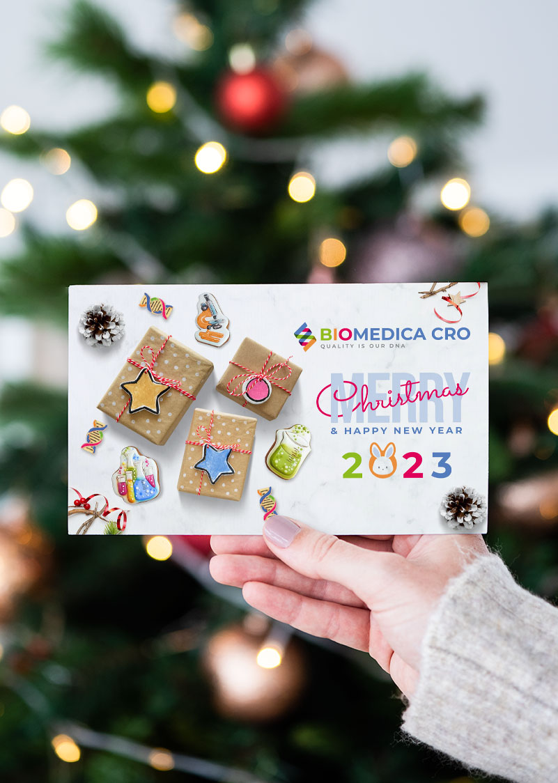 Season’s Greetings from the BIOMEDICA CRO team - your trusted human biospecimens provider. Conduct you trials with BIOMEDICA CRO!