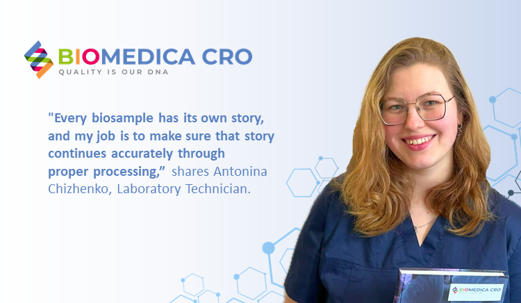 A Day in the Laboratory & Biosample Management — Antonina Chizhenko, Laboratory Technician at BIOMEDICA CRO 🧪 🔬