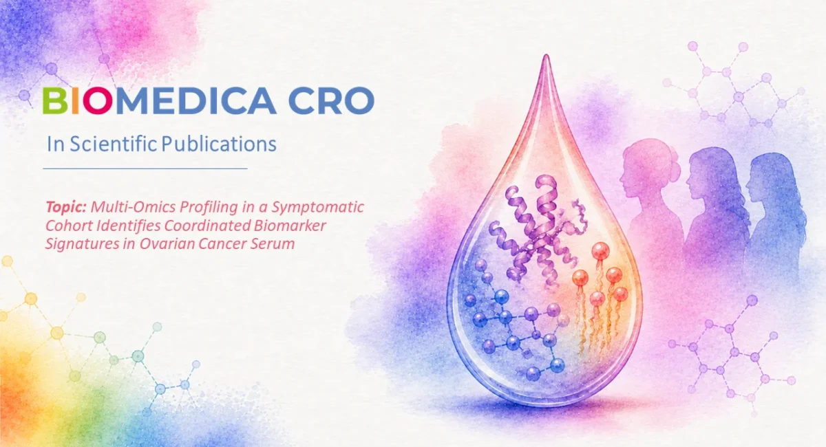 BIOMEDICA CRO supports ovarian cancer research with high-quality serum biospecimens, prospective collection, and 48,000+ banked human biospecimens